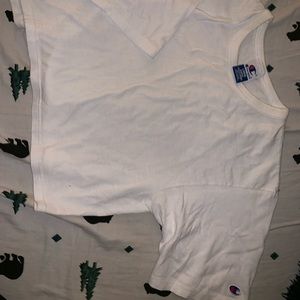 Champion cropped top t shirt